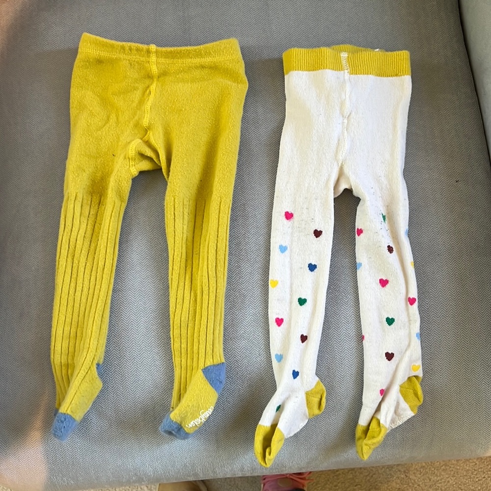 2 pairs of Baby Boden Knit Tights 6-12m